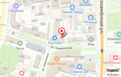 Магазин спортивных товаров Спортландия на улице Тимирязева на карте