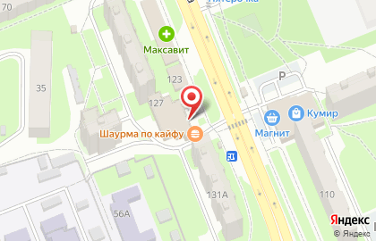 Магазин цветов Цветочный отдел на улице Ленина на карте