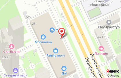 Салон мебели EVO кухни на Ленинградском шоссе на карте