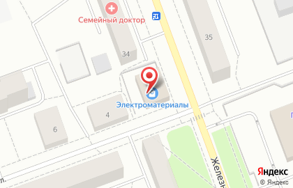 Магазин спецодежды Медицинская мода на Железнодорожной улице на карте