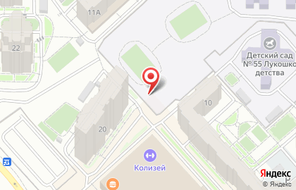 Автостоянка в Красноярске на карте