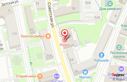 Страховая компания Согласие на Советской улице на карте