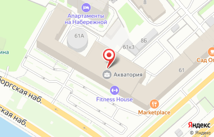 Хорошие новости на Выборгской набережной на карте