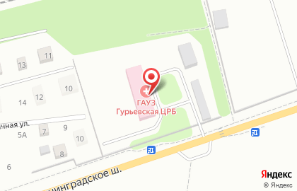 Гурьевская центральная районная больница на карте