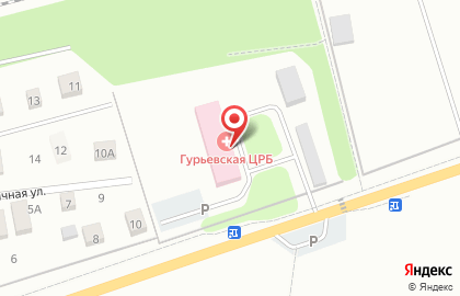 Городская станция скорой медицинской помощи в Калининграде на карте