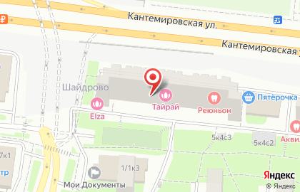 Салон-парикмахерская Карэ на метро Кантемировская на карте