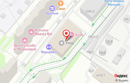 Студия аппаратного массажа “КРАСОТА ТЕЛА" на метро Митино на карте