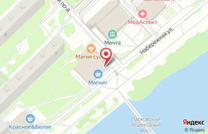 Супермаркет Магнит в Москве на карте