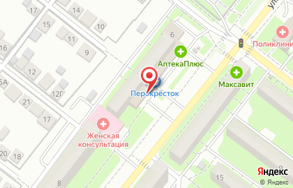 Магазин косметики и бытовой химии Магнит Косметик в Октябрьском районе на карте