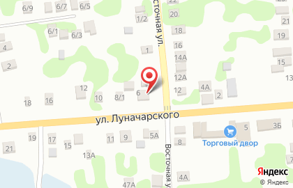 Продуктовый магазин на ул. Луначарского (Новотитаровская), 6 на карте