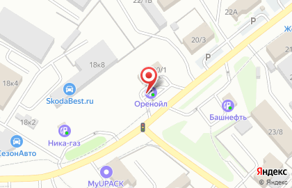 Оренойл на улице Монтажников на карте