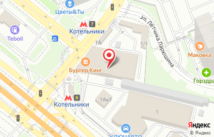 Торгово-производственная компания ЗЕУС на Новорязанском шоссе на карте