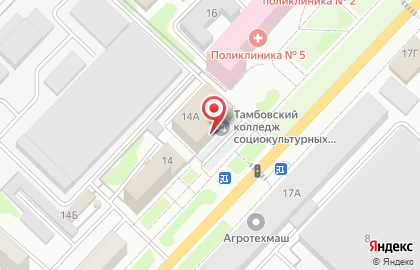 Магазин печатной продукции Роспечать в Тамбове на карте
