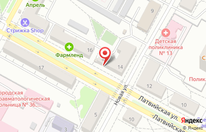 Магазин Мир Постельного Белья в Октябрьском районе на карте