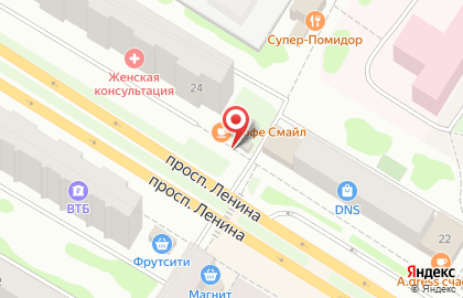 Киоск по продаже фастфудной продукции Шаурма по-турецки на проспекте Ленина на карте