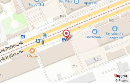 Киоск по продаже фастфудной продукции в Ленинском районе на карте
