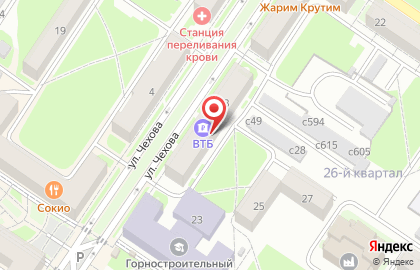 Банк Втб, пао в Междуреченске на карте