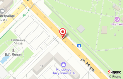 Перекресток в Мытищах на карте