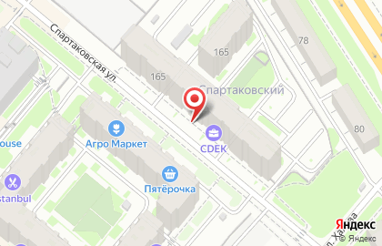 Служба экспресс-доставки Сдэк на Спартаковской улице на карте
