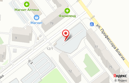 Автостоянка в Челябинске на карте
