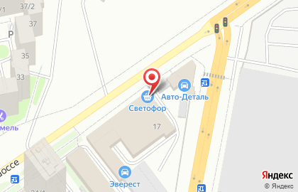 Магазин низких цен Светофор в Октябрьском районе на карте