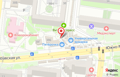Киоск по продаже фруктов и овощей в Воронеже на карте