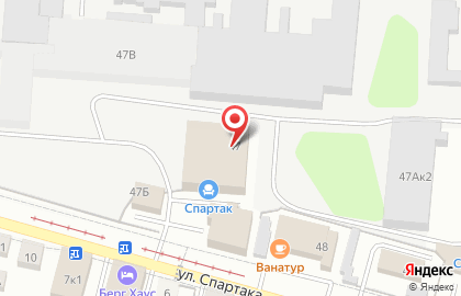 Тверской филиал Банкомат, Среднерусский банк Сбербанка России на улице Спартака, 47 на карте