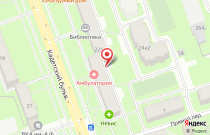 Магазин мебели на Кадетском бульваре, 24 на карте