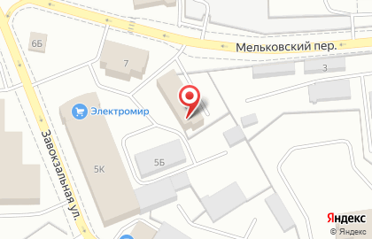 Оптовая фирма Электрические технологии в Мельковском переулке на карте