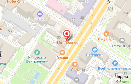 Интернет-магазин Лабиринт в Центральном районе на карте