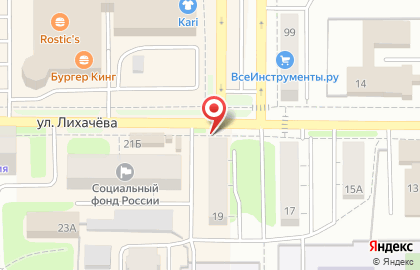ПотолкофФ на улице Лихачёва на карте