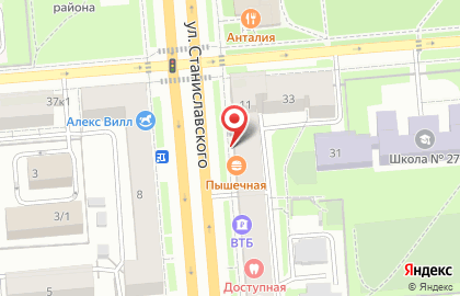 Клиника Доступная улыбка на улице Станиславского на карте