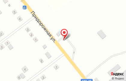 АЗС ТНК на Придорожной улице на карте