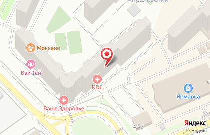 Центр детского развития и творчества Крылья в Апрелевке на улице Горького на карте
