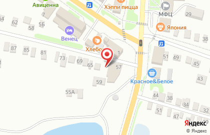 Супермаркет Пятёрочка на Чапаева, 57 на карте