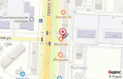 Пекарня Хороший хлеб на проспекте Строителей на карте