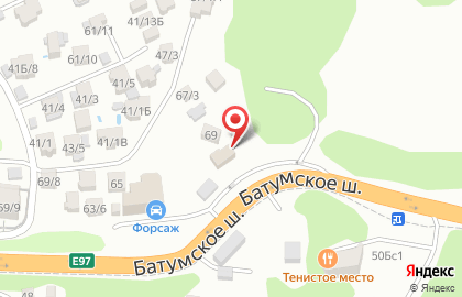 Автомагазин в Сочи на карте