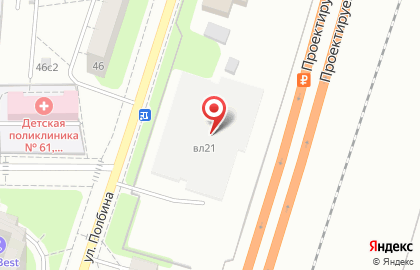 Сервисный центр Gaggenau на улице Полбина на карте