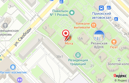 Иммерсивный бар Mirra на карте