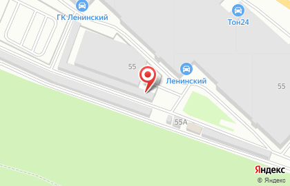 Автостоянка на ул. Начдива Онуфриева, 55Б на карте