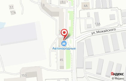 Автомагазин Автонародные во Владивостоке на карте