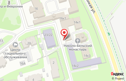 Новгородский областной дом народного творчества на карте
