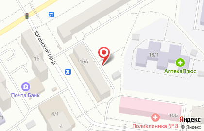 ОАО Банкомат, АКБ МОСОБЛБАНК на улице Ватутина на карте