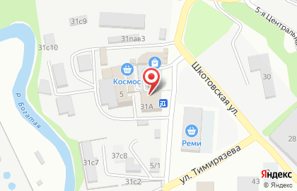 Автомаркет Автошик на улице Тимирязева на карте