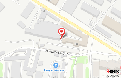 Торговая компания Строй Двор на улице Красных Зорь на карте