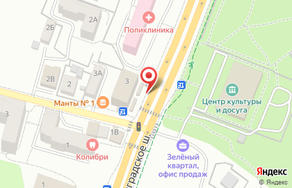 Ресторан Горький в Калининграде на карте