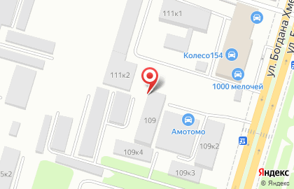 ВторРесурсНск на улице Богдана Хмельницкого на карте