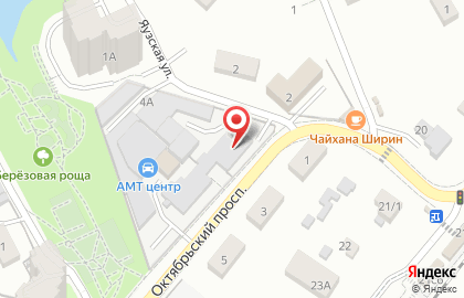 Аквалидер на Октябрьском проспекте на карте