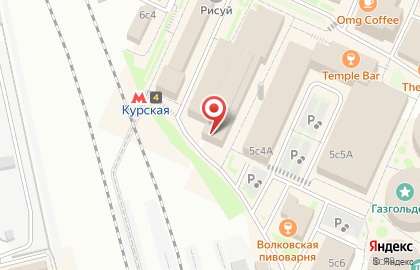 Мини-маркет EUROSPAR Express в Басманном на карте