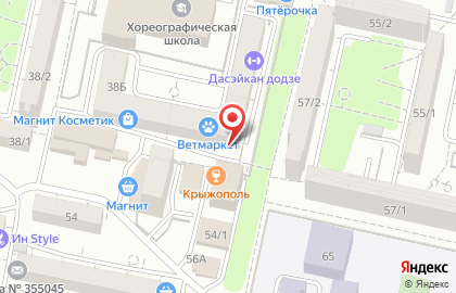 Юридическая компания Сила Закона на улице Пирогова на карте